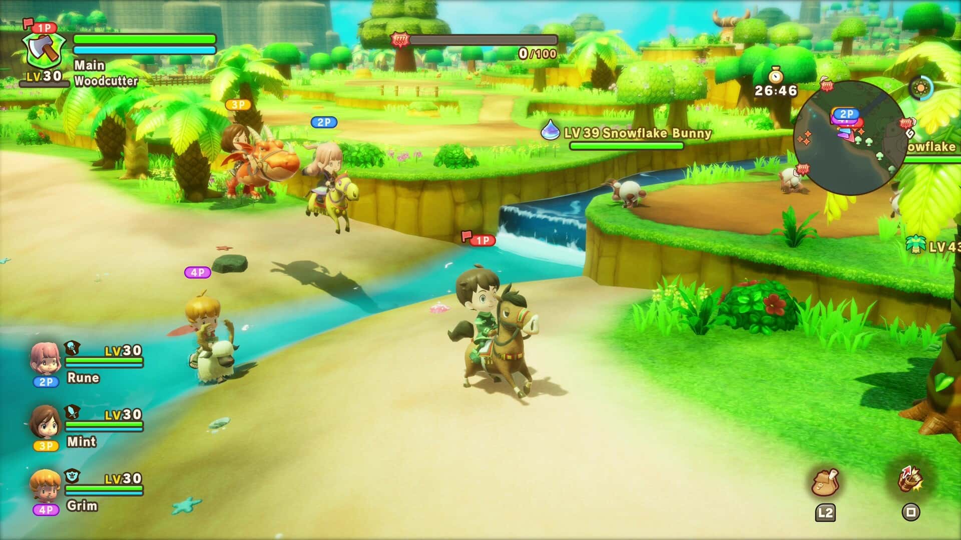 幻想生活ｉ 转圈圈的龙和偷取时间的少女 FANTASY LIFE i The Girl Who Steals Time 中文版封面